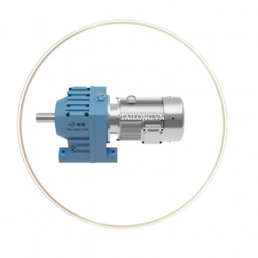 Động cơ liền hộp giảm tốc trục thẳng - kiểu lắp đặt chân đế R09